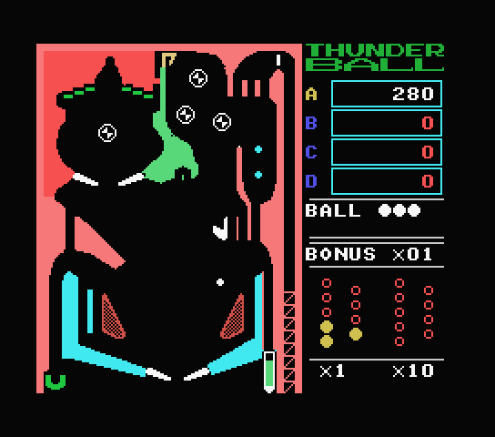 Thunder Ball screenshot 2 for MSX